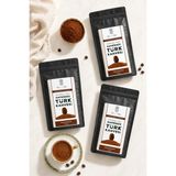 Mel and Mira Kafeinsiz Türk Kahvesi 100 G x 3 | 3’lü Paket Decaf Türk Kahvesi | Geleneksel Odun Ateşinde Kahve - 300 gr