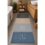 Mela Home 4'lü Ayak Havlusu-Ayak Paspası 50*70 cm 4 Adet - Banyo - Misafir -Çeyizlik %100 Pamuk - Çok Renkli