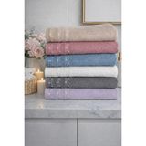 Mela Home Inci 50*90 cm 6'lı El ve Yüz Havlu Seti- Çeyizlik- Hediyelik - Mutfak %100 Pamuklu - 50 x 100 cm - Çok Renkli