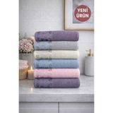 Mela Home Mine 50*90 cm 6'lı El ve Yüz Havlu Seti- Çeyizlik- Hediyelik - Mutfak %100 Pamuklu