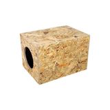 Melada Kedi Evi Dış Ortam Uygun Ahşap Kedi Evi Osb 34X27X24 cm