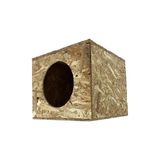 Melada Kedi Evi Dış Ortam Uygun Ahşap Kedi Evi Osb 36 x 34 x 32 cm