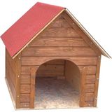 Melada Mobilya Köpek Kulübesi Büyük Boy Ahşap 100X100X78 cm