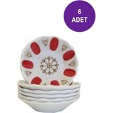 Melamin Çay Tabağı Kahveci Tipi Kırılmaz 6'lı Set,1. Sınıf - 1 Adet