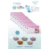 Melantis Medikal Meltblownlu 3 Katlı Telli Cerrahi Maske Kız Çocuk 10 Kutu 500 Adet