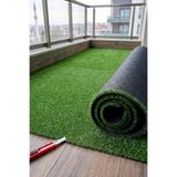 MELARİS HALI Balkon Teras Bahçe Halısı Dekoratif Suni Çim Halı 7 mm Özel Ölçü Rulo Kesim Yolluk