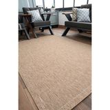 Melaris Halı Celesta Naturel Jüt Halı Örme Kilim Sisal Hasır Halı Mutfak Balkon Halısı - 100 x 300 cm - Bej
