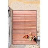 MELARİS HALI Plaj Karavan Halısı Hasır Kilim Katlanabilir Halı Balkon Teras Bahçe Kamp Piknik Halısı