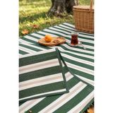 Melaris Plaj Karavan Halısı Hasır Kilim Katlanabilir Halı Balkon Teras Bahçe Kamp Halısı - 180 x 270 cm - Haki Yeşil