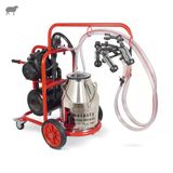 Melasty İkili Koyun Süt Sağma Makinesi (Paslanmaz Güğüm-Silikon) (Kuru)