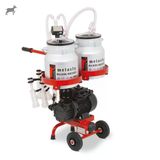 Melasty Micro İkili Keçi Süt Sağma Makinesi (Çift Güğümlü) (Alüminyum-Silikon) (Kuru)