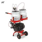 Melasty Micro İkili Koyun Süt Sağma Makinesi (Çift Güğümlü) (Alüminyum-Kauçuk) (Kuru)