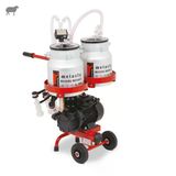 Melasty Micro İkili Koyun Süt Sağma Makinesi (Çift Güğümlü) (Alüminyum-Silikon) (Kuru)