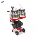 Melasty Micro İkili Koyun Süt Sağma Makinesi (Çift Güğümlü) (Paslanmaz-Silikon) (Kuru)
