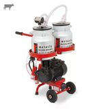 Melasty Micro Tekli İnek Süt Sağma Makinesi (Çift Güğümlü) (Alüminyum-Silikon) (Kuru)