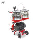 Melasty Micro Tekli İnek Süt Sağma Makinesi (Çift Güğümlü) (Paslanmaz-Kauçuk) (Kuru)