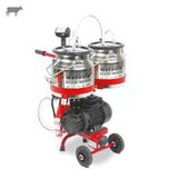 Melasty Micro Tekli İnek Süt Sağma Makinesi (Çift Güğümlü) (Paslanmaz-Silikon) (Kuru)