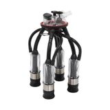 Melasty Süt Sağma Makinesi 240 Cc Sağım Demeti Özel Ölçü Şeffaf Kılıf / Kauçuk Memelik -2455