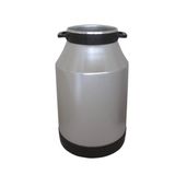 Melasty Süt Sağma Makinesi Alüminyum Süt Güğümü (20 Litre İki Kulp-Tek Saplı Dar Ağız) (Kapak Hariç)