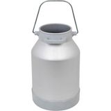 Melasty Süt Sağma Makinesi Alüminyum Süt Güğümü (30 Litre İki Kulp-Tek Saplı Dar Ağız) (Kapak Hariç)