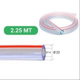 Melasty Süt Sağma Makinesi Üniversal Tekli Süt Hortumu (Ø14xø22mm) (2,25M - Kesili)