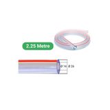 Melasty Süt Sağma Makinesi Üniversal Tekli Süt Hortumu (Ø14xØ26mm) (2,25M - Kesili)