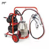 Melasty Tekli İnek Süt Sağma Makinesi (Paslanmaz Güğüm-Silikon) (Kuru)