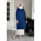 Melda Triko Tunik İndigo