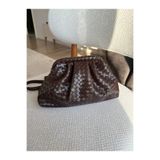 melecco En Trend: Örgü Detaylı Kapitone Postacı / Clutch Çanta | Omuz Askılı Şıklık