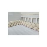 meleginisiklitoplari Örgü Korumalık 240 Cm 3'lü Örgü / 50x90 Sepet Beşik - Yatak Koruyucu
