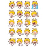 Melek Çocuk Sticker Set 20 Parça Telefon, Tablet, Defter, Laptop Sticker