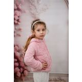 melek golden Kız Çocuk Polar Welsoft Peluş Cepli Ceket
