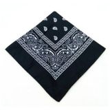 Melek Kare Bandana Fular Siyah