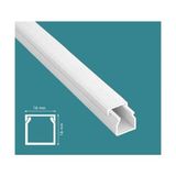 Melek Yapı Yapışkanlı Kablo Kanalı 1 mt - 16x16 - Beyaz