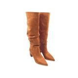Melen Shoes Taba Körüklü Rahat Kadın Çizme Harmony