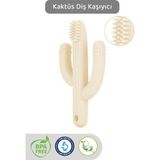 Meleni Baby Kaktüs Bebek Diş Kaşıyıcı - Bebek Diş Kaşıma Dişlik Bej