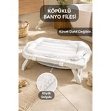 Meleni Baby Lüks Köpüklü Banyo Filesi - Katlanır Küvetlere Uyumlu Modern Bebek Banyo Yıkama Filesi