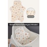 Meleni Baby Yıkanabilir Yıldız Şekilli Bebek Mama Sandalyesi Minderi - Bebek Mama Oturağı Minderi