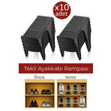 Meleni Home 10'lu Tekli Ayakkabı Düzenleyici Rampa