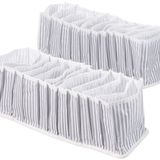 Meleni Home 15x43x14 cm 2 Adet 11 Bölmeli Akordiyon Çekmece Ve Dolap Içi Düzenleyici