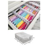 Meleni Home 30 x 39 x 14 cm 2 Adet 8 Bölmeli Çok Amaçlı Akordiyon Çekmece ve Dolap İçi Düzenleyici
