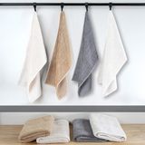 Meleni Home 4'lü Mikrofiber Temizlik Bezi - Araba Cam Mutfak Banyo Tezgah Temizlik Bezi 30X50 cm Karışık Renkli