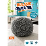 Meleni Home Bulaşık Ovma Teli - Pratik Paslanmaz Çelik Mutfak Banyo Temizlik Teli 60gr