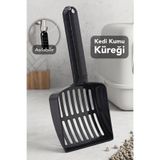 Meleni Home Kedi Kumu Küreği - Asılabilir Havalandırma Temizleme Kedi Kumu Eleği
