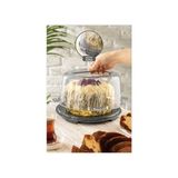 Meleni Home Pasta ve Kek Saklama Taşıma Kabı BPA Free Plastik Sızdırmaz 26,5x13,5 cm Çok Amaçlı