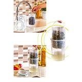 Meleni Home Zeytinlik Süzgeçli Zeytin Turşu Saklama Kabı 1,5 Lt Şeffaf