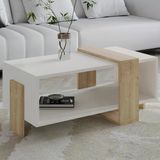 Meleni Orta Sehpa – 90 Cm Modern Tasarım – Raflı