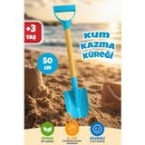 Meleni Toys Kum Kazma Küreği - Çocuk Bahçe Plaj Kum Aktivite Oyuncağı Mavi