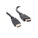 MELFSHOP PLASTİK DÜZ SİYAH 3 METRE POŞETLİ HDMI KABLO