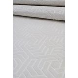 melian Merinos Armoni Kaymaz Tabanlı Kesme Kabartmalı Salon Koridor Mutfak Hali Krem